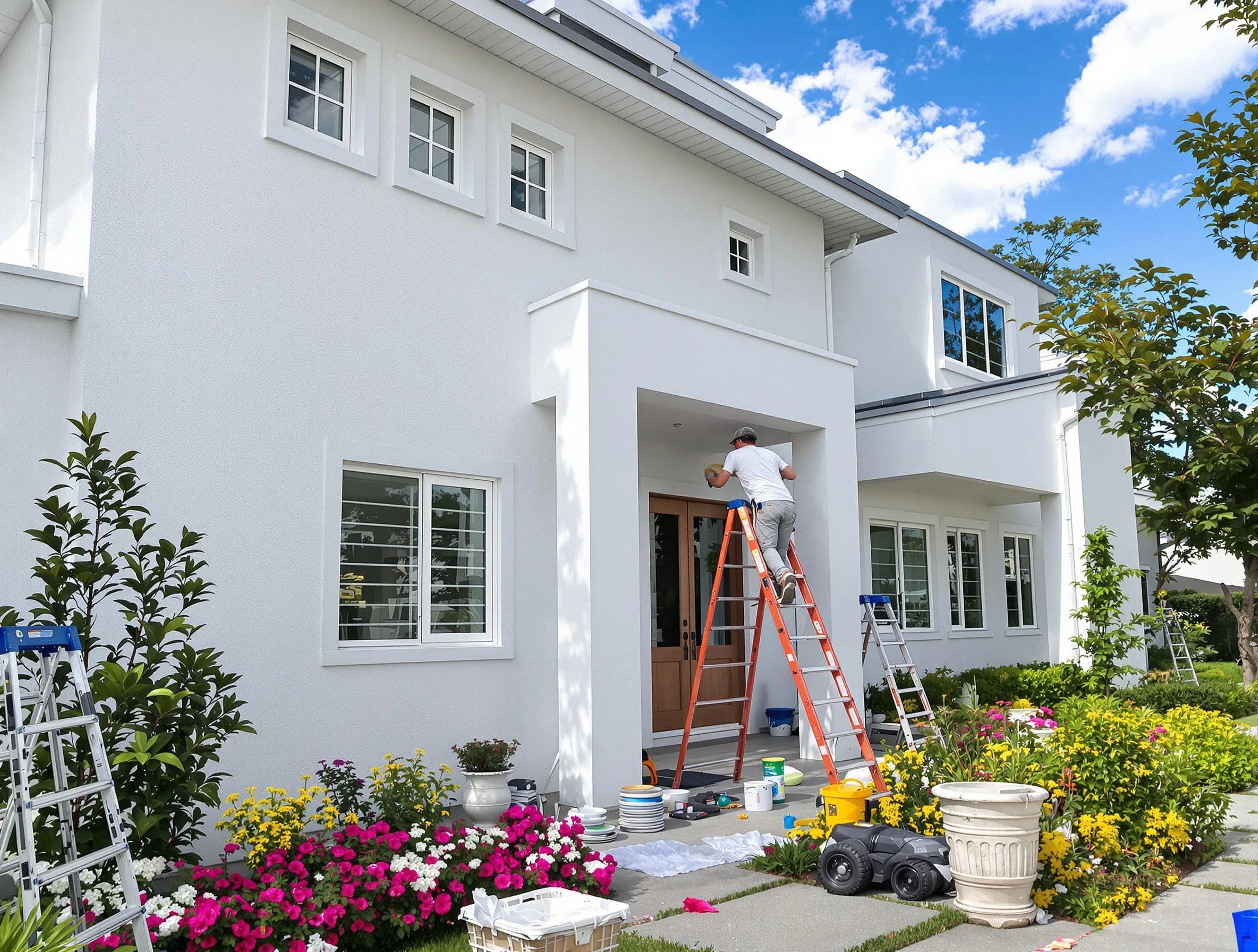 Maple Heights House Painters team delivering a fresh exterior coat in Maple Heights, OH